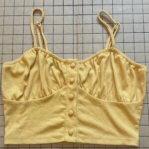 Yellow Crop Top